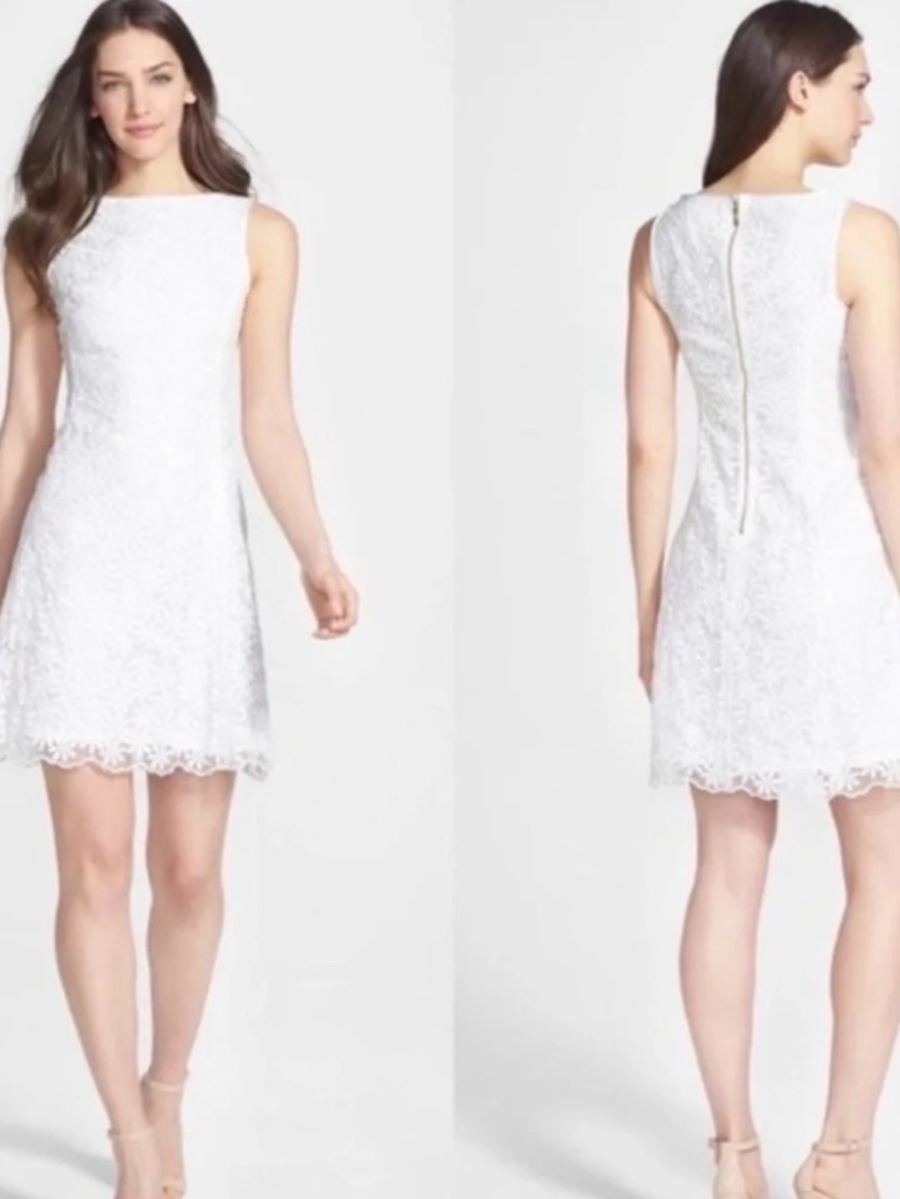 NWT Kate Spade Embroidered Scalloped Daisy Lace Izzy Dress Size 14